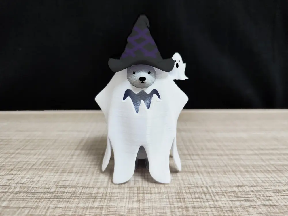 北极熊系列-幽灵熊（三绿万圣节专辑）Polar bear_ghost（Halloween）