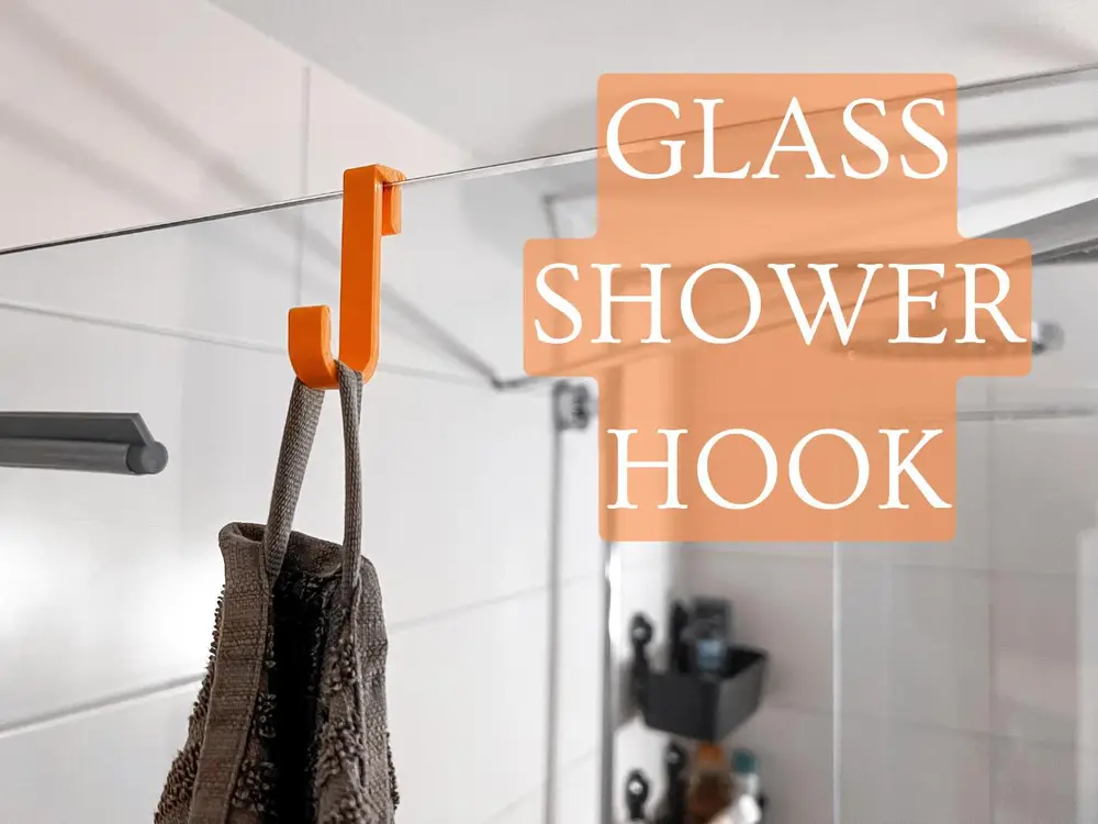 Simple Shower Hook Bathroom speaker hanger coat 5 6 7mm