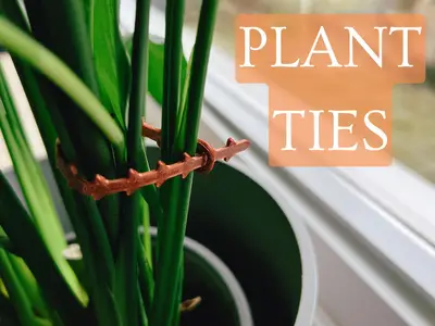 Adjustable Plant Ties Garden Swivel Ties fast