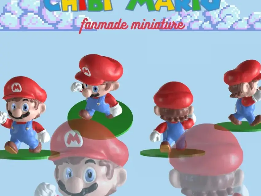 Chibi Mario figure