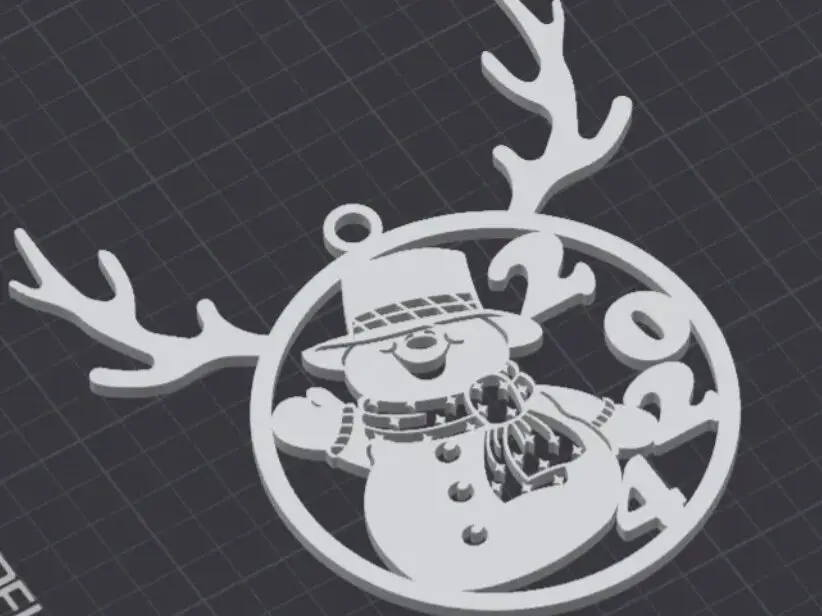 Snowman Ornament Tree