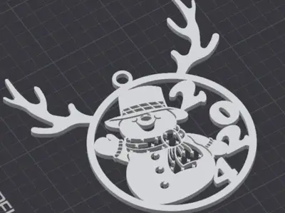 Snowman Ornament Tree