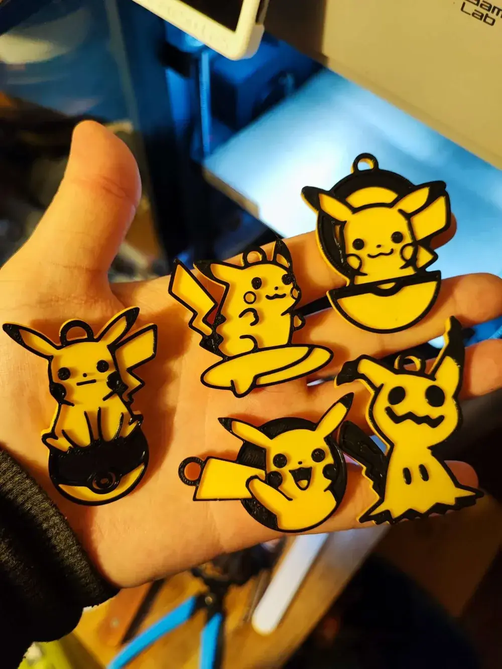 Pikachu keychain