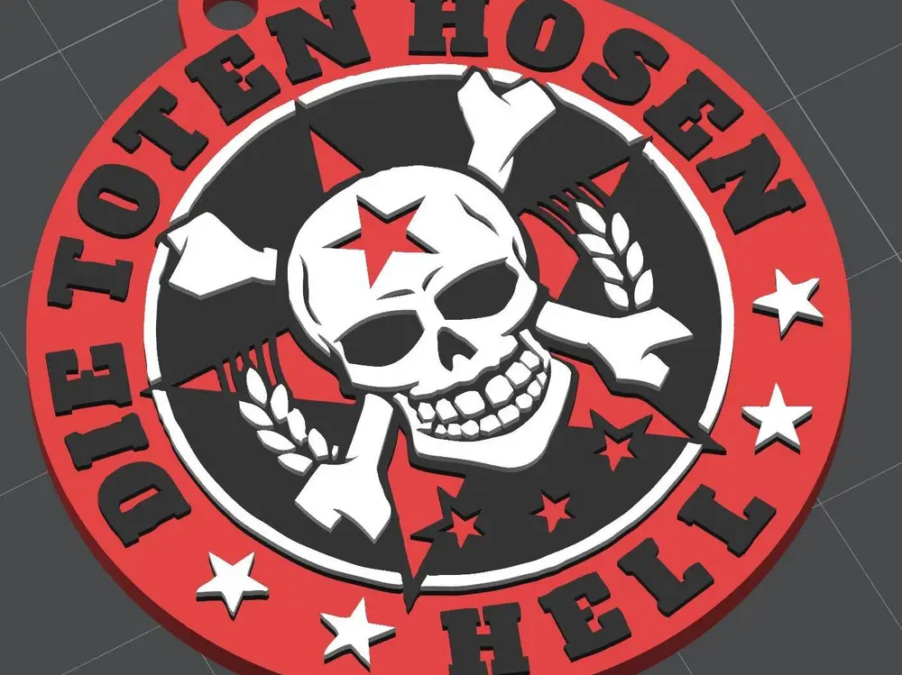 Die Toten Hosen Keychain hell