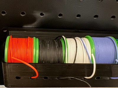 pegboard cable spool dispenser