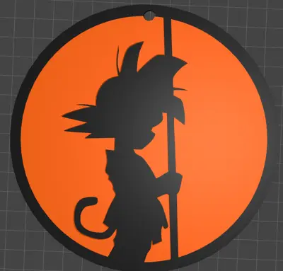 Goku Keychain