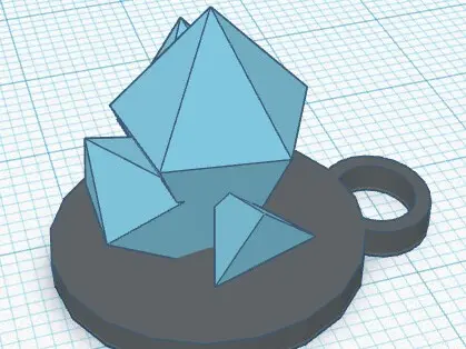 Llavero cristal