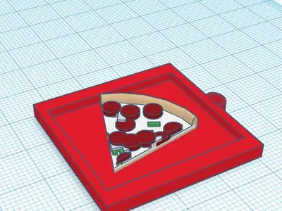 Llavero pizza