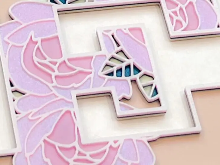 Rose Alphabet & Numbers