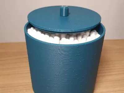 Cotton swab can / case
