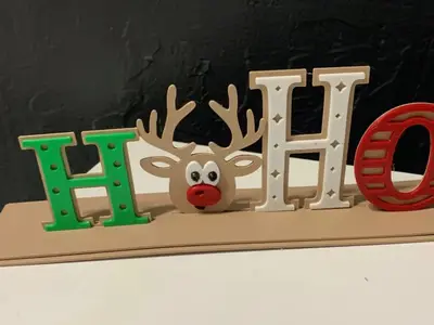 Ho Ho Christmas Decoration