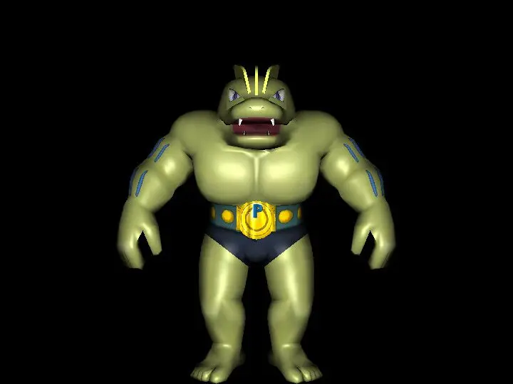 pokemon BR_Machoke marron