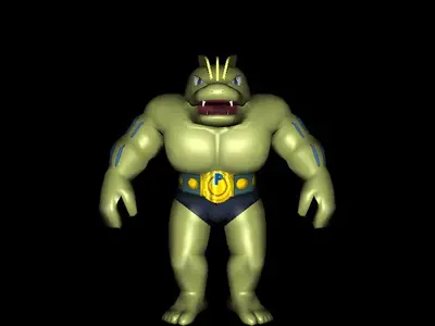 pokemon BR_Machoke marron