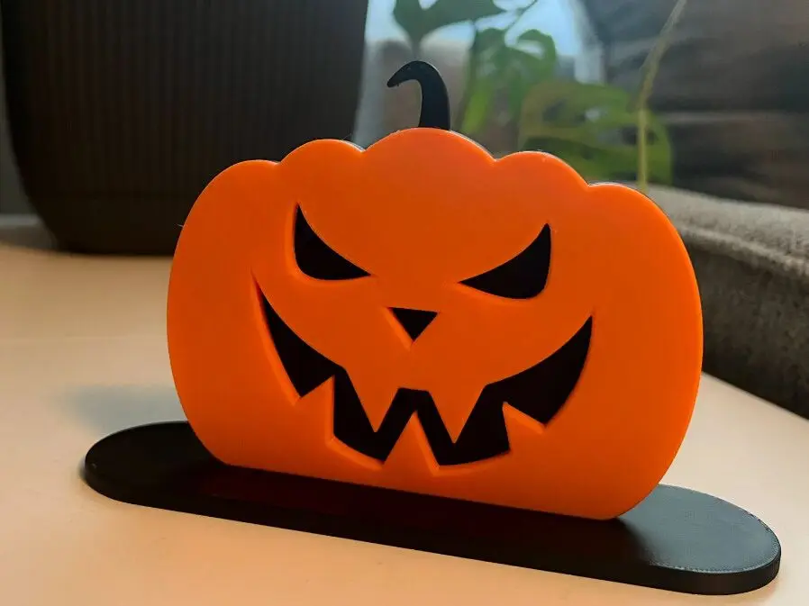 Scary Pumpkin Decoration