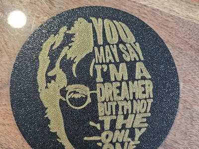 John Lennon Coaster: Tribute to Legends!