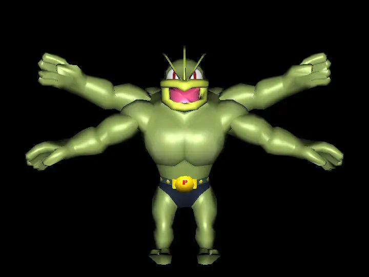 pokemon BR_Machamp verde