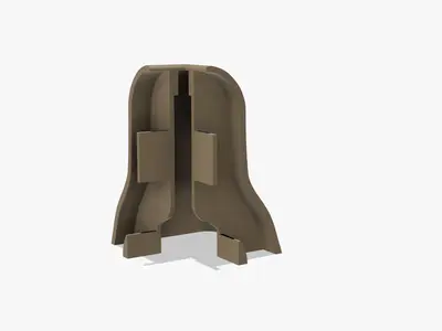 Floor plinth corner connector