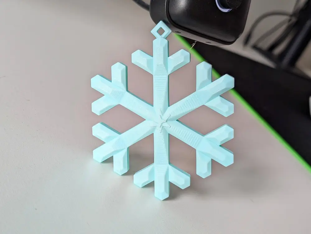 Snowflake Crystal Ornament
