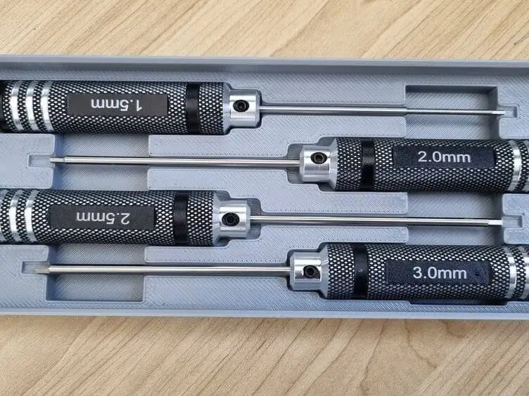 Gridfinity 2x5 3U Hex Driver storage