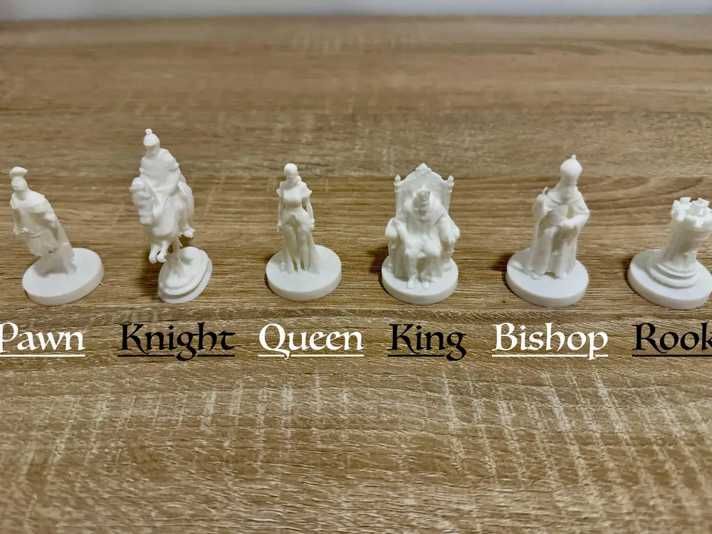 Realistic Chess Pieces