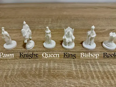 Realistic Chess Pieces