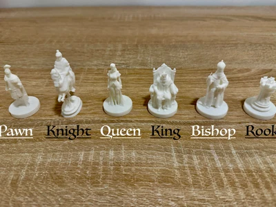 Realistic Chess Pieces