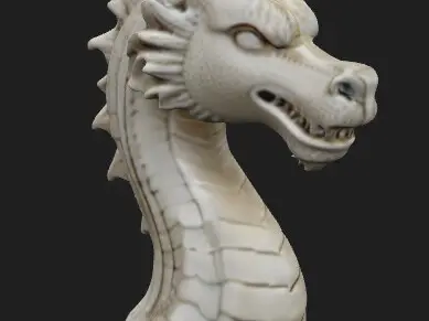 Dragon Head Chess Piece