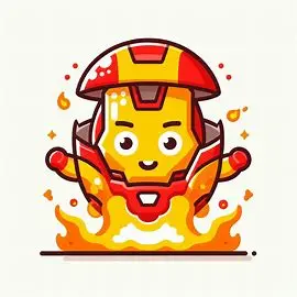 Llavero Ironman fuego