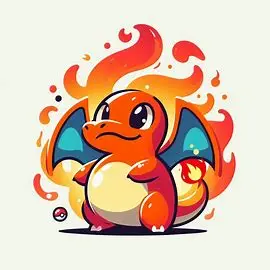 Llavero charmander fuego