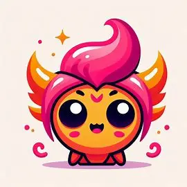 Llavero flequillito rosa