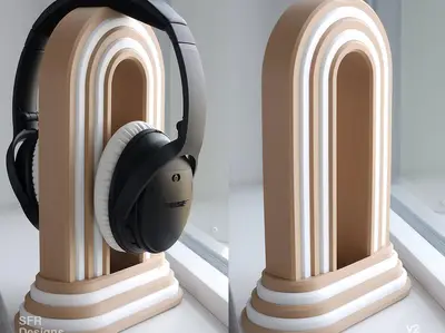Shokko v2: Modern and Elegant Headphone Display Stand