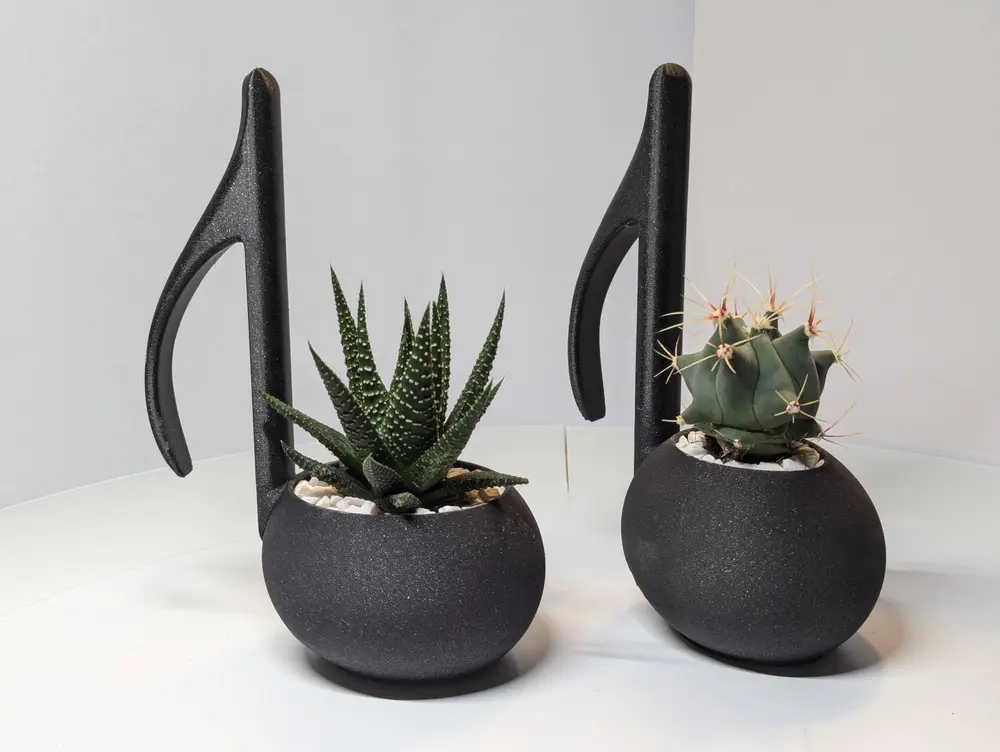 Musical vase (planter - note)
