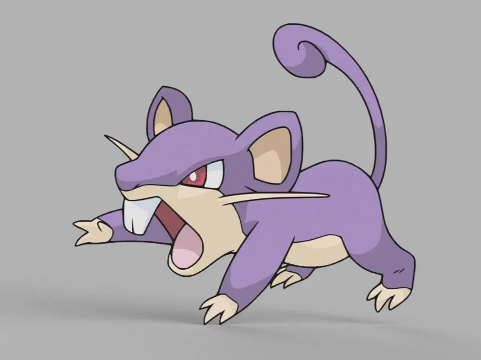 Rattata Wall Art