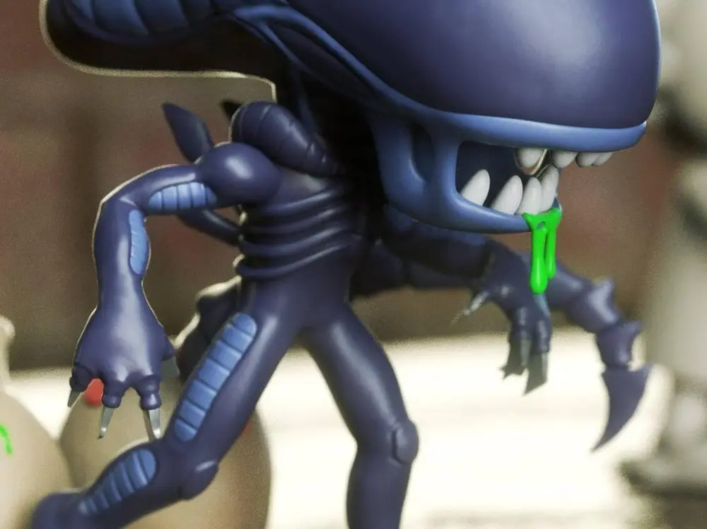 Aliens Xenomorph Mini With Base