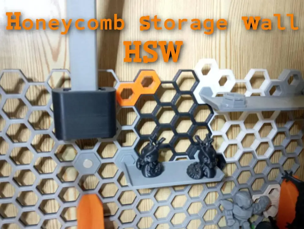 Honeycomb storage wall