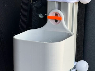 t-clip and peglock water bottle bin