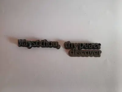 Mays't thou, thy peace   discov'r