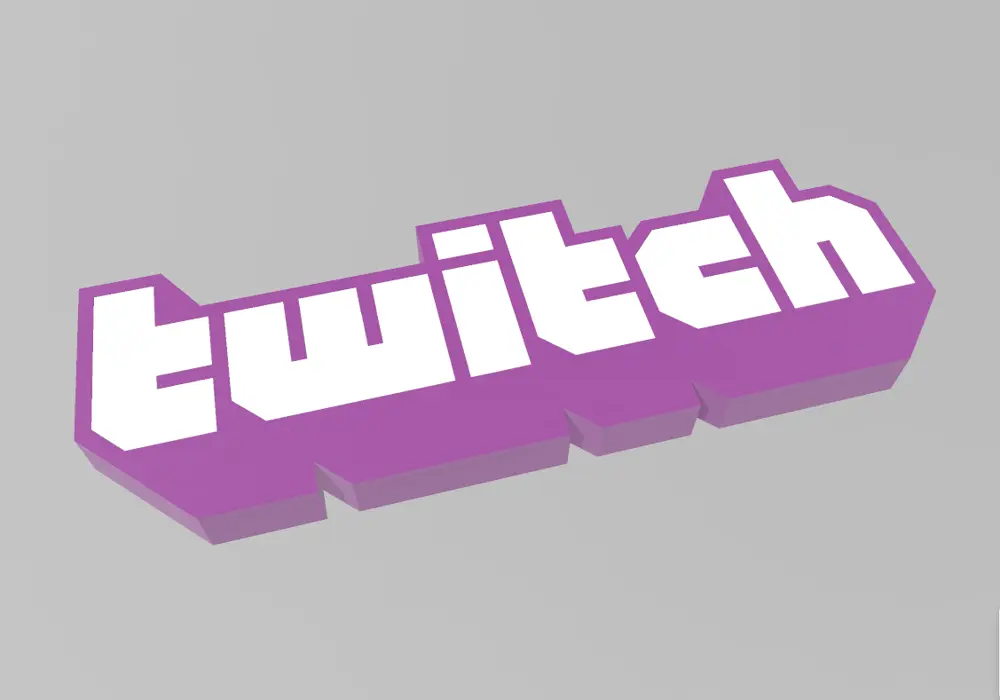 Twitch Logo Wall Mount