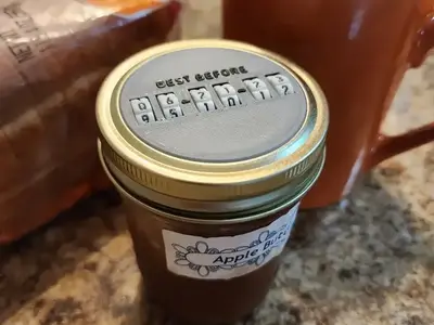 Date Indicator for Mason Jar Lids