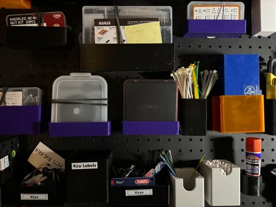 Peglock sturdy bins - various sizes
