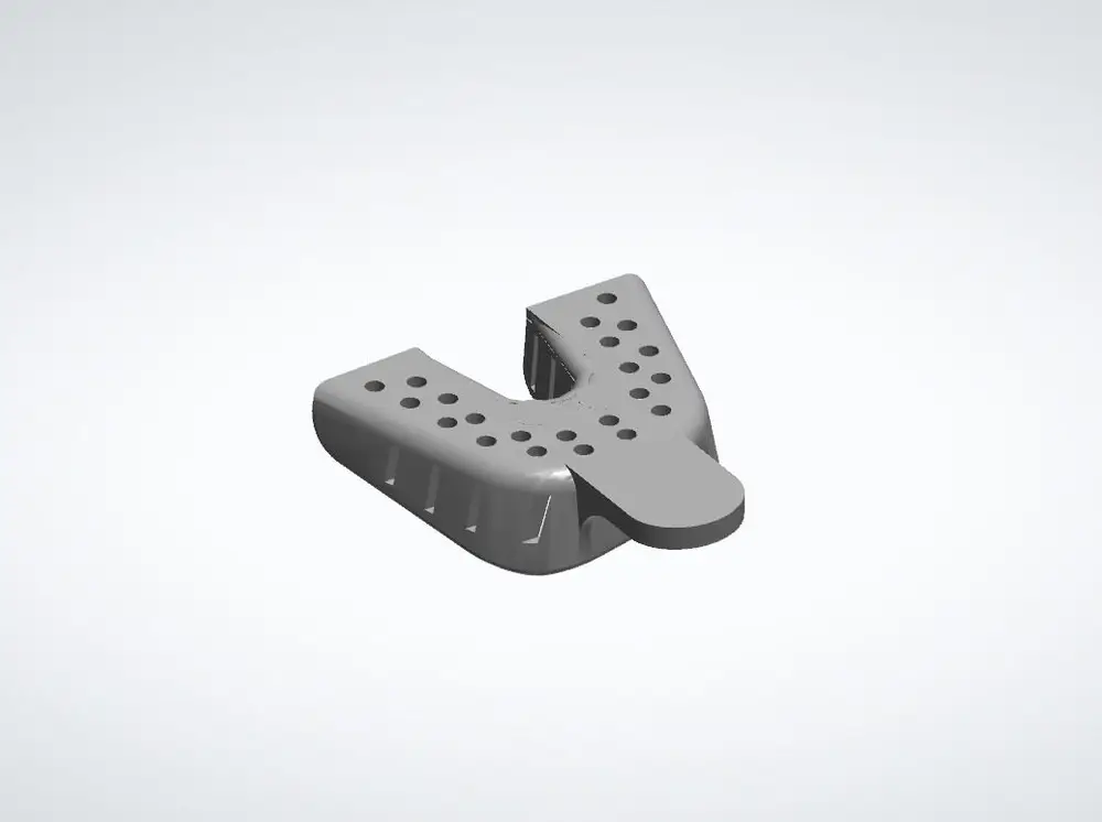 Non Denture Inferior Model Tray