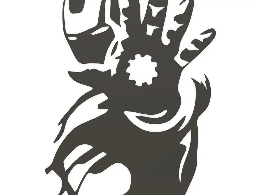 Ironman wall decoration
