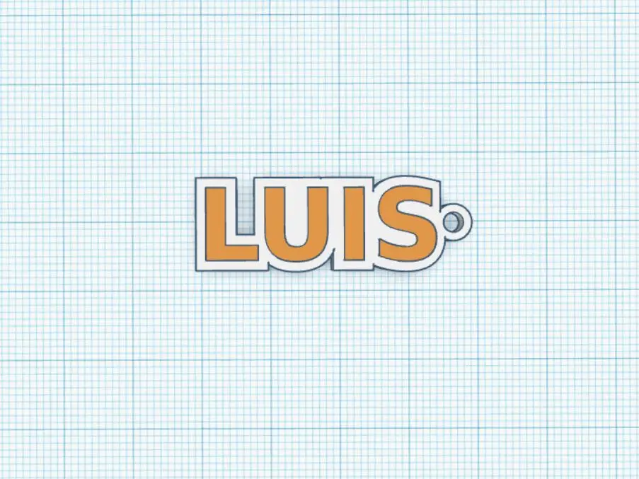 Llavero nombre Luis