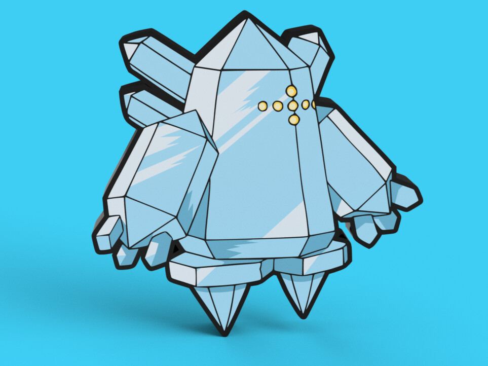 Regice Coloring