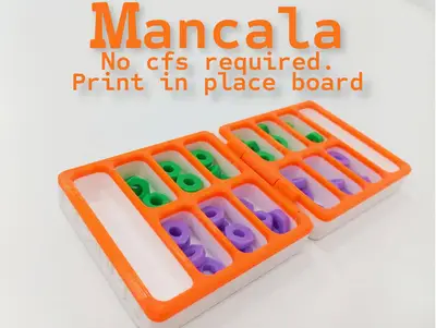 Mancala print in place