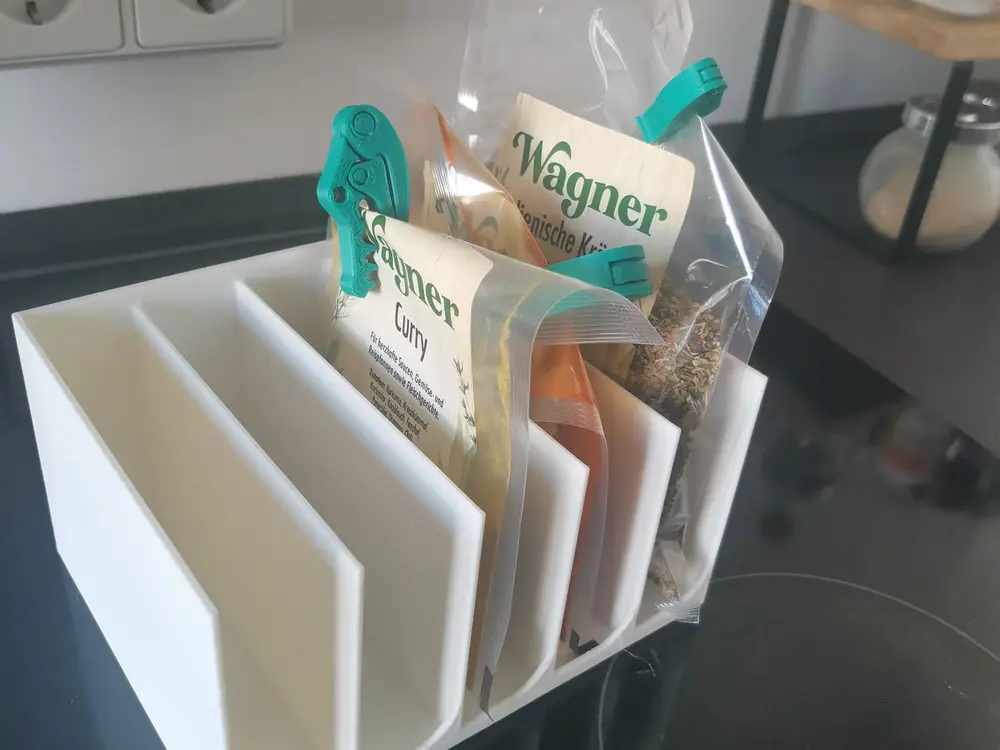 Large Kitchen Packet Organizer with Side Access