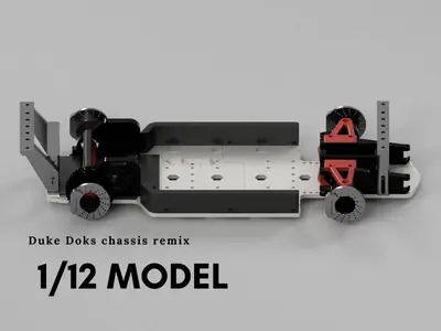 Telaio Auto RC 1/12 Duke Doks remix