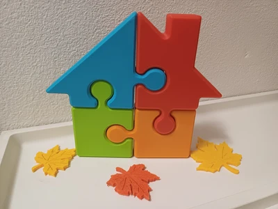 House - puzzle for kids