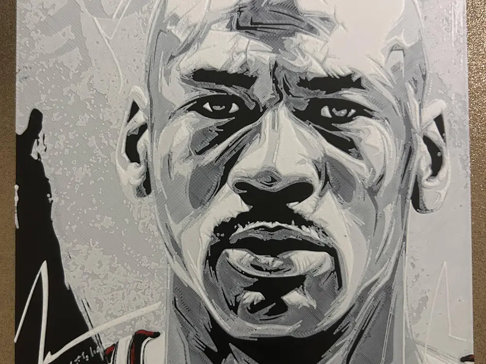 Hueforge Michael Jordan Retrato
