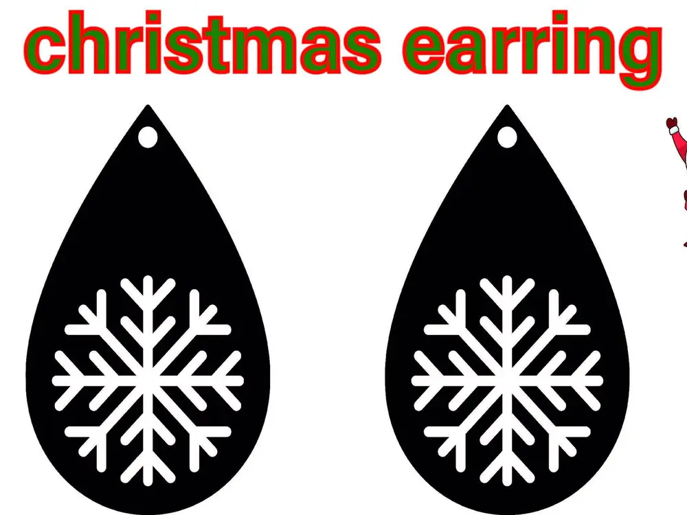 christmas earring